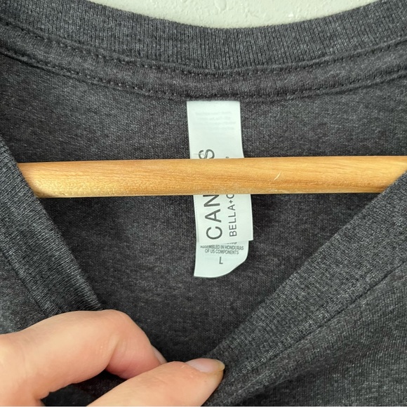 Bella + Canvas Walt Disney World 50 Magical Years Grey Tee With Castle Size L - Picture 5 of 7